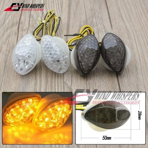 Motorcycle LED Flush Mount Blinker Turn Signals Indicators for Honda CBR 600 RR CBR600 F4 F4i CBR900 CBR919 CBR600RR 900 2003-13