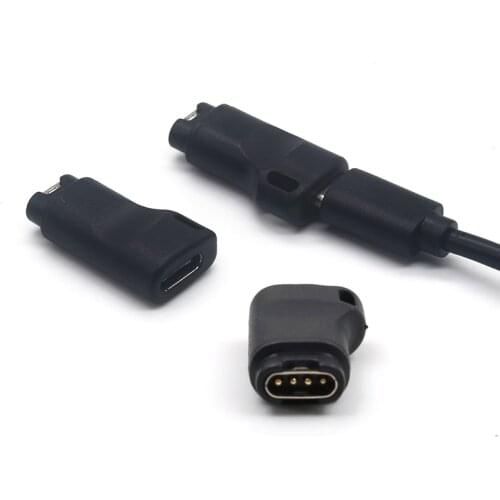 Type C USB Cable Charger Adapter for Garmin Fenix 5/5S/5X Plus Instinct 6/6S/6X Pro Venu SQ Vivoactive 4/4s/3 945 935 645 245 45