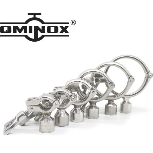 High Quality 19mm-102mm SS 304 Stainless Steel Pipe Clamp Support Tube Bracket Pipe Holder With BSP 1/2" 0.5 inch Female thread