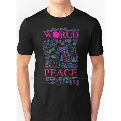 Wrldpce-2 T Shirt 100% Pure Cotton Million Dollar Extreme Mde World Peace 4chan Meme Funny Kek Politics Nick Fuentes Based