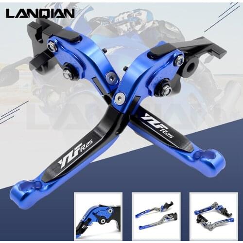 12 Colors For YAMAHA YZF R25 2015-2018 CNC Motorcycle Accessories Adjustable Folding Extendable Brake Clutch Lever YZF-R25