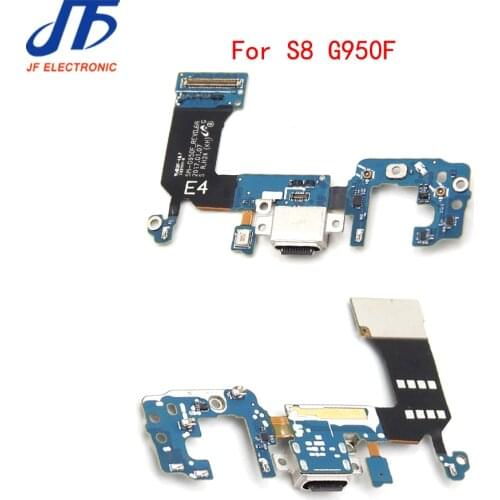 50pcs/lot For Samsung Galaxy S8 G950F / G950U charger charging connector usb dock port plug flex cable Ribbon