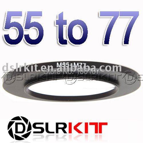 55mm-77mm 55-77 mm Step Up Filter Ring Stepping Adapter