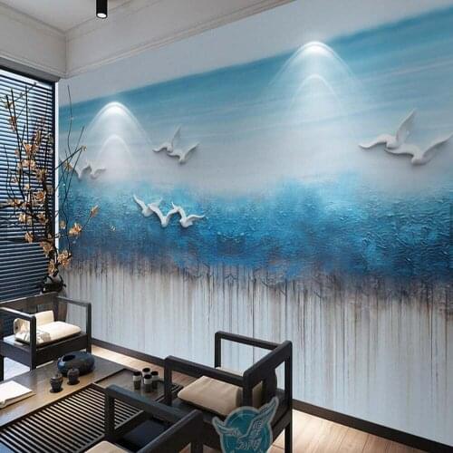 3D Abstract Wall Mural Custom Size High Quality Modern Chinese Photo Wallpaper Murals Home Wall Art Decor Papel De Parede