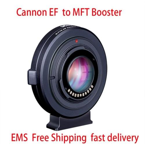 Commlite Adapter CM-EF-MFT Auto Focus Reducer Speed Booster for Cannon EF Lens to to M4/3 camera GH4 GH5 GF6 E-M10 OM-D GH5S