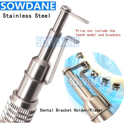 Autoclavable Stainless Steel Dental Orthodontic Positive Brackets Positioner Placer Bracket Holder Dentist Placing Brace Tool
