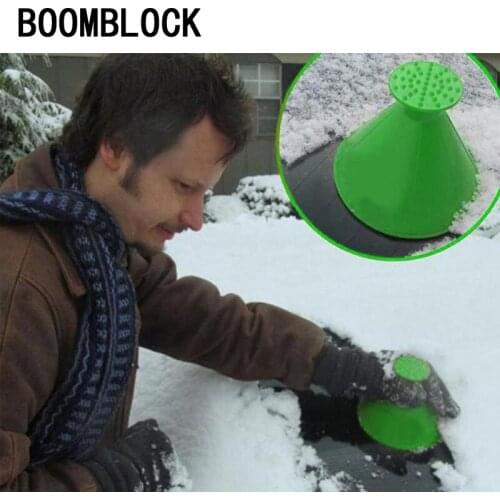Car Cone Shaped Funnel Deicing Snow Tool Scrape for Nissan Qashqai Opel Astra J H Kia Ceed Sorento Skoda Octavia A5 A7 2