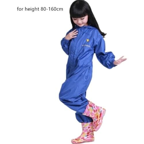 Waterproof raincoat for children pants Baby Rain Coat Pnocho kids Rainsuit Outdoor boys girl raincoats for children
