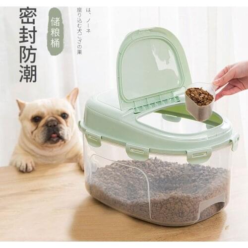Pet food storage barrel dog food cat food sealed moisture-proof fresh-keeping storage barrel box pet supplies storage box