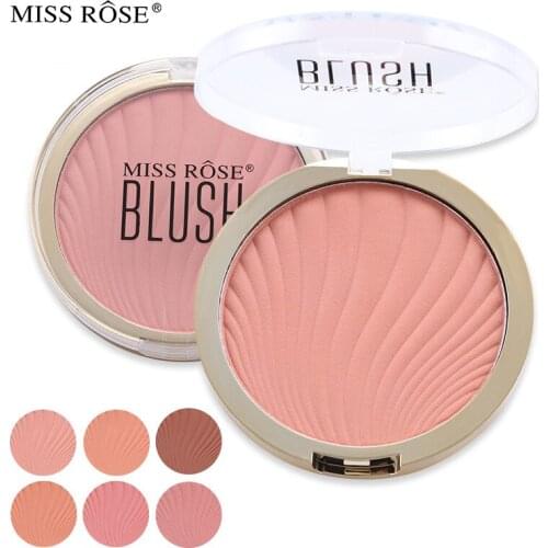 MISS ROSE Makeup Monochromatic Gloss Brighten Skin, Carmine, Nude Cosmetic, Natural Modification and Blush Gift for Women
