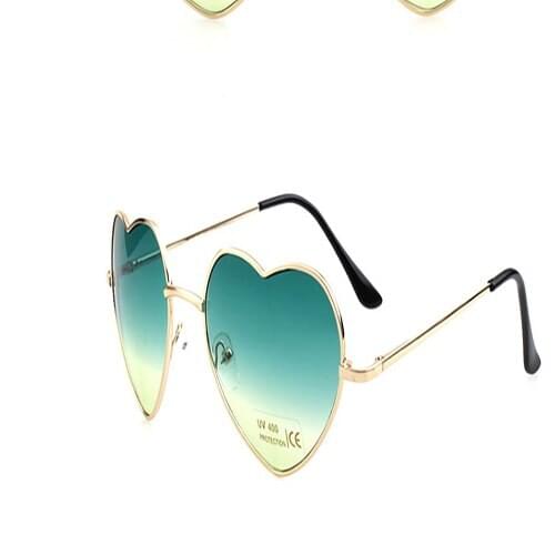 Fashionable peach heart sunglasses European and American popular sunglasses