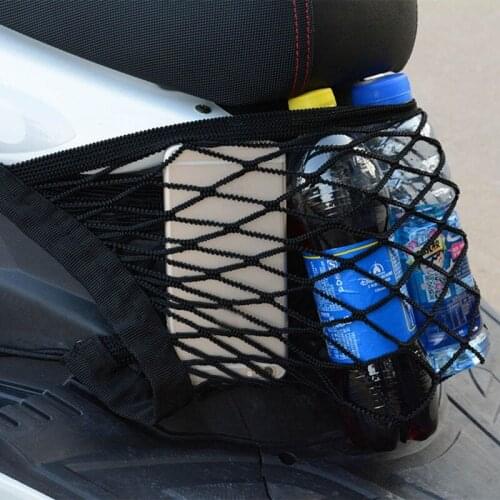 Motorcycle Luggage Net Hook Hold Bag Cargo Bike Scooter Mesh Fuel Tank Luggage Equipaje Motorcycle Helmet Storage Trunk Bag