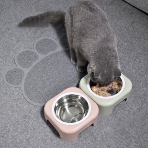 Stainless Steel Dog Cat Anti-skid Bowls Pet Feeder Bowl Universal Pet Water And Food Bowls Pet Feeding Supplies