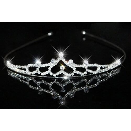 Newest Baby Hair Accessories Headband Hair Jewelry For Braids Wedding Girls Hairwear Hairband Tiara Party Kids Jewelry Gift