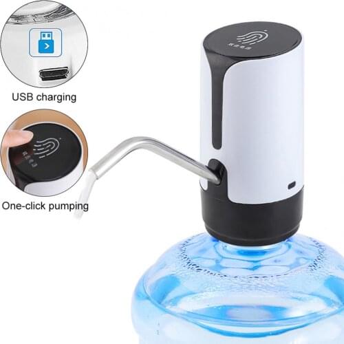 Portable Touch-button Wireless Rechargeable Electric Dispenser Water Pump with USB Cable and 304 Stainless Steel Tube