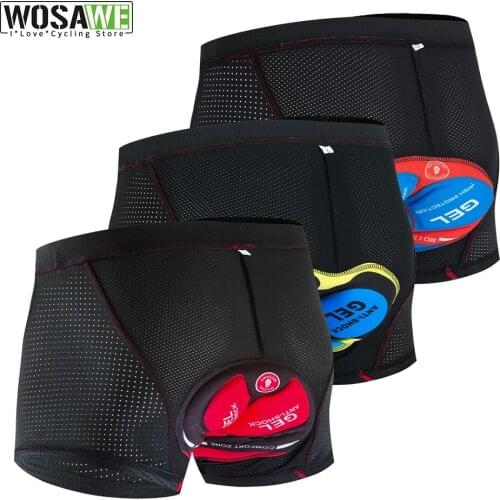 Cycling Shorts Upgrade 5D Gel Pad Cycling Underwear Pro Shockproof Cycling Underpant Bicycle Shorts Bike Underwear M-3XL