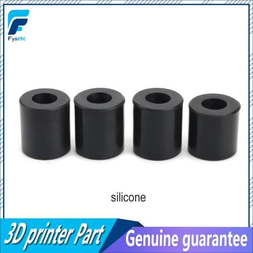High Temperature Silicone Solid Spacer Hot Bed Leveling Column 3pcs Long + 1PC Short For CR-10/ CR10S Ender-3 3D Printer Parts