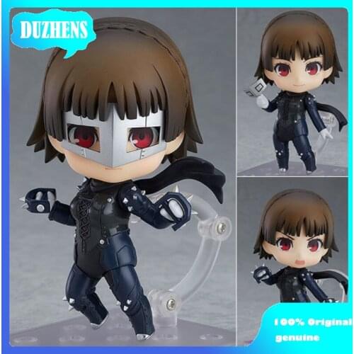 100% Original genuine PERSONA5 The Animation Anime figure Makoto Niijima Q version figma PVC Action Figure Collection lDoll Gift