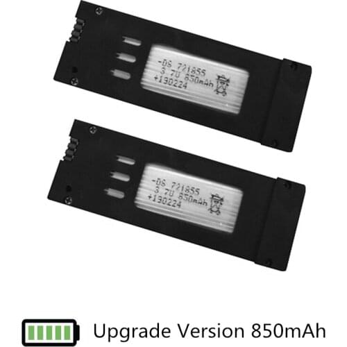 2 x 3.7V 850MAH Battery For E58 for E58 JY019 S168 Quadcopter Drone