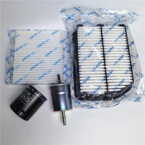 4pcs/set Filter set maintain kit for CHANGAN CS35 Air filter Air conditioning filter Oil filter Fuel Filter