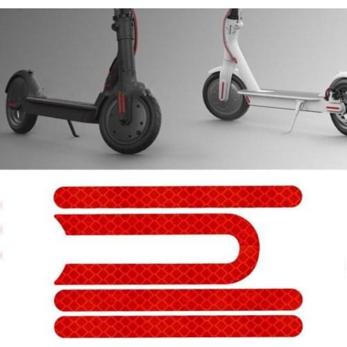 4pcs Pro Front Rear Wheel Tyre Cover Protective Shell Reflective Sticker For Xiaomi Mijia M365 Electric Scooter Skateboard Parts