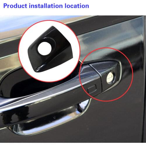 4H1837879 for Audi A6 C7 2012-2018 Automobile driving door outer handle cover keyhole small cover door handle cover