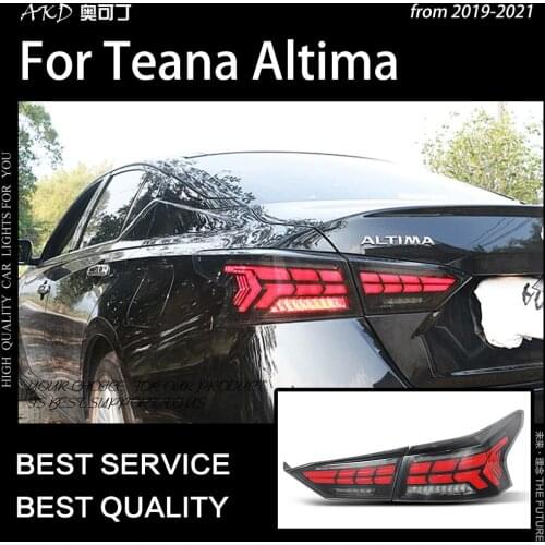 Car Styling for Altima Tail Lights 2018-2021 Teana LED Tail Lamp led tail light Animation DRL Dynamic Signal auto Accessories