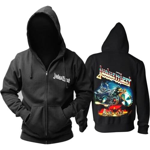 12 kinds Cool Blade Judas Priest Rock black hoodie Shell jacket punk Skull Demon metal sweatshirt zipper Sudadera 3D print