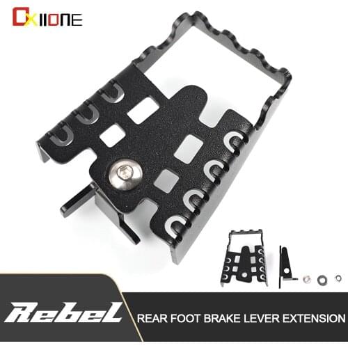 For Honda Rebel CMX 300 500 Rebel CMX300 CMX500 Rebel 300 500 2017-2021 Motorcycle Rear Foot Brake Lever Pedal Enlarge Extension