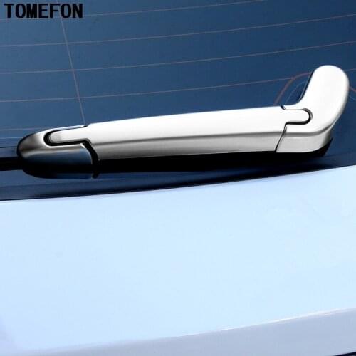 For Jaguar F-Pace f pace X761 2016 2017 Car ABS Chrome Rear Window Wiper Noozle Cover Trim 3pcs Exterior Styling