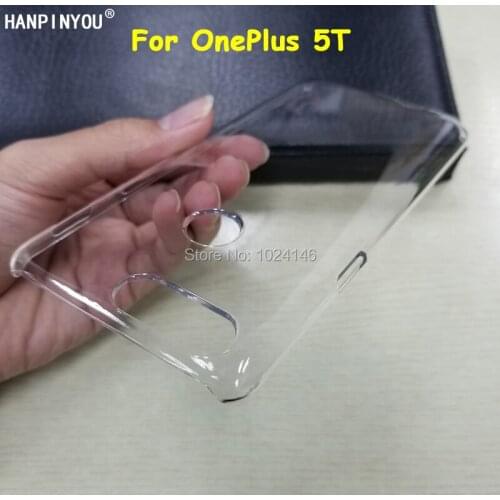 For OnePlus 5T A5010 One Plus 1+ 5T 6.01" New Slim Crystal Transparent Hard PC Back Case Cover Protection Protective Skin Shell