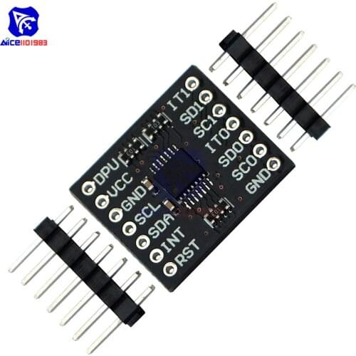 TCA9543A Low Voltage 2 Channel I2C Bus Switch with Interrupt Logic & Reset Function Module with Pin