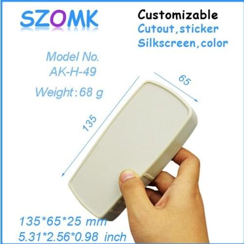 Project case electronics enclosure box (1 pcs) 135*65*25mm szomk outlet enclosure handheld enclosure 2014 new
