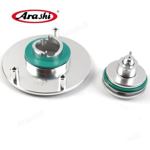 Arashi 105mm Fuel Cap Gas Tank Cover Motorcycle Accessories CNC Aluminium 3 Mounting Spots For HONDA CBF Hornet 600 VTEC 400