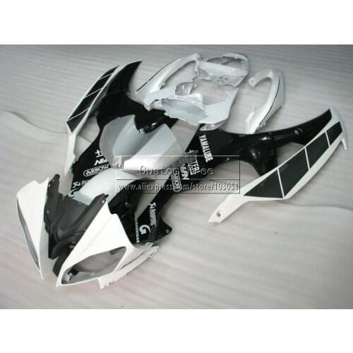 Injection mold Hot sale fairing kit For YAMAHA YZF R6 2008 2009-2013 2014 white black aftermarket fairings YZFR6 08-14 JL30