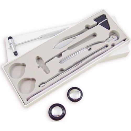 5 IN 1 Medical Percuteur,Multifunctional Doctor hammer,Medical diagnostic reflex hammer Stainless Steel,5types/set Free shipping