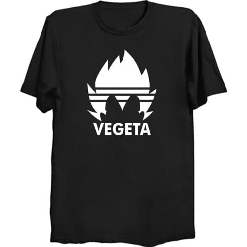 New Summer T Shirt Goku Vegeta Anime Printed Sports T-shirt Cool Funny Short- Sleeved Tshirts Men Clothes Japanese Tee