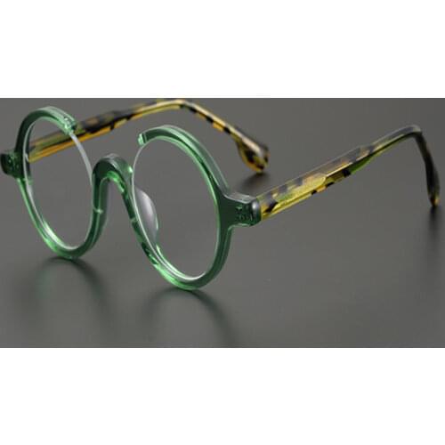 Handmade Acetate Reading Glasses Vintage Women Optical Eyewear Anti-scratch Goggle Presbyopia Magnifier Reader Eyeglasses Men