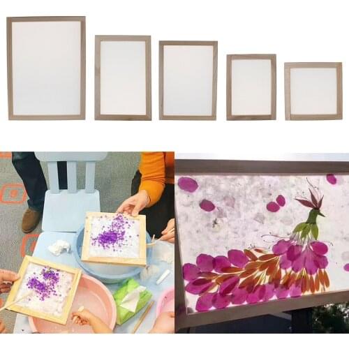 Paper Making Frame Screen Handmade Paper Tool Arts Making Handcraft Paper Making Kids Children DIY Paper Craft Supply
