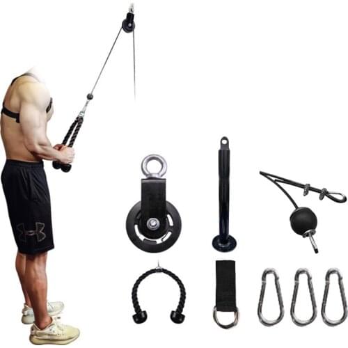 Steel Self-Made Fitness Pulley Suit Equipment Family Expenses Exercise Machine Bodybuilding Supplies Sport Accessories