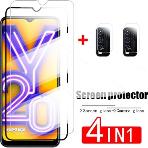 Camera Glass on For Vivo Y20 Glass for Vivo Y20i Tempered Glass Protective for Vivo Y31 Y51 Y70 Y50 Y30 V20 SE Screen Protector