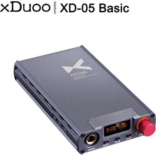 Xduoo XD05 Basic AK4490 DAC chip 500mW Output HD Digital Audio Decoding Headphone Amplifier PCM 384kHz DSD256 for PC Game Movie