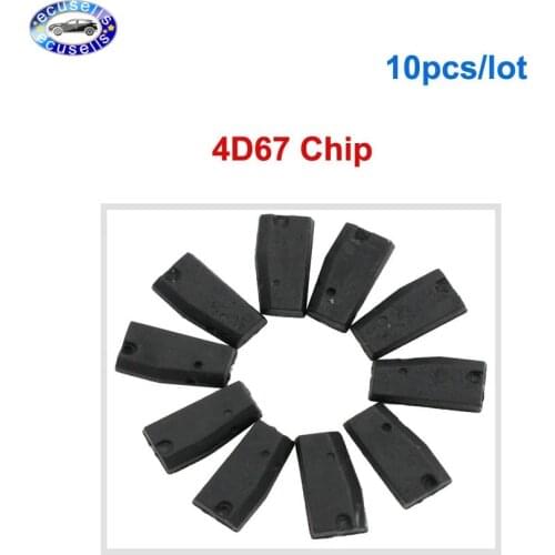 10 PCS, 4D67 Chip Carbon Auto Transponder Chip Ceramic Car Chip Blank Key Chip For Toyota