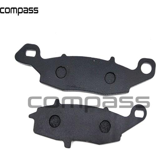 2 Piars Semi-Metal Motorcycle Disc Brake Pads Set for Suzuki GSX750 1989-2006 Front and Rear