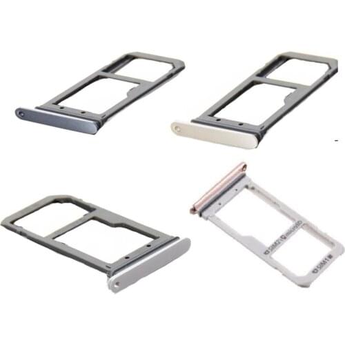 2pcs/lot SIM Card Tray Holder Slot for Galaxy S7 edge G935 - Grey Silver God Rose Gold
