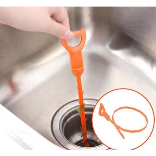 52cm Snake Drain Weasel Hair Clog Tool Starter Kit for Drain Cleaning Household Cleaning Tools With Opp Package
