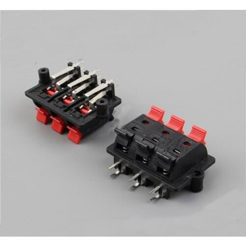 6-bit audio quick wiring aging test clip square outer terminal block
