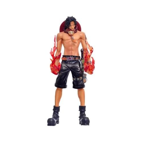 Anime One Piece Fire Fist Ace - Portgas D Ace Boxed PVC Action Figure Collection Model Toy 25cm
