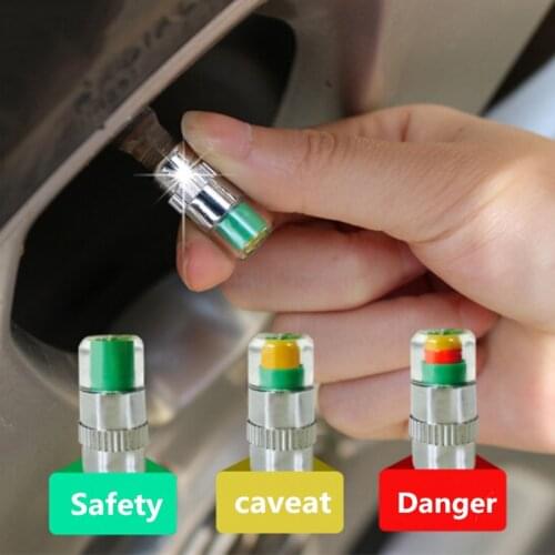 Car Auto Tire Air Pressure Valve Stem Caps Sensor Indicator Alert For Daewoo Matiz Nexia Nubira Sens Tosca Winstorm
