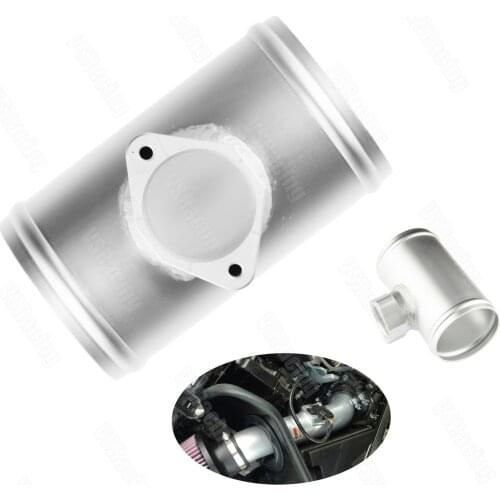 Car Aluminium Mass Air Flow Sensor Adapter MAF Air Intake Mount For Cadillac Nissan Volkswagen Audi Air Intake Meter Mount 70mm